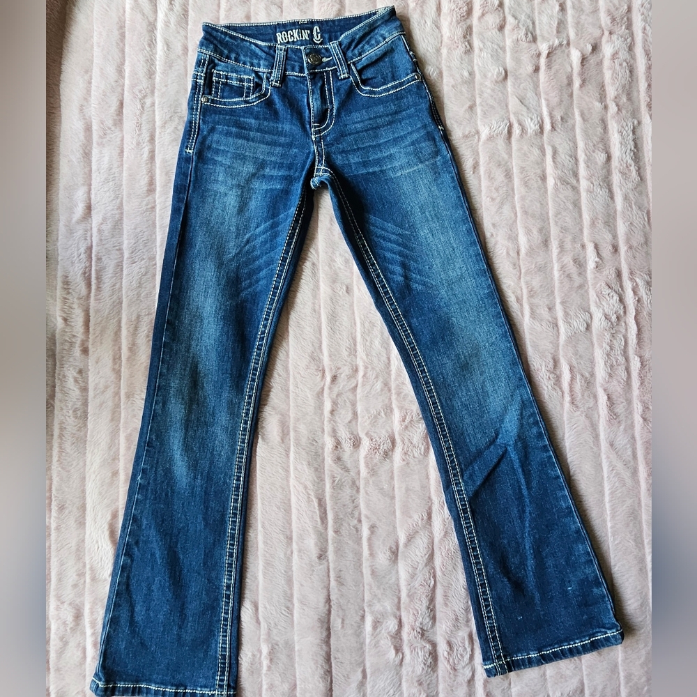 Rickin' C Denim Jeans Size 8 Girls